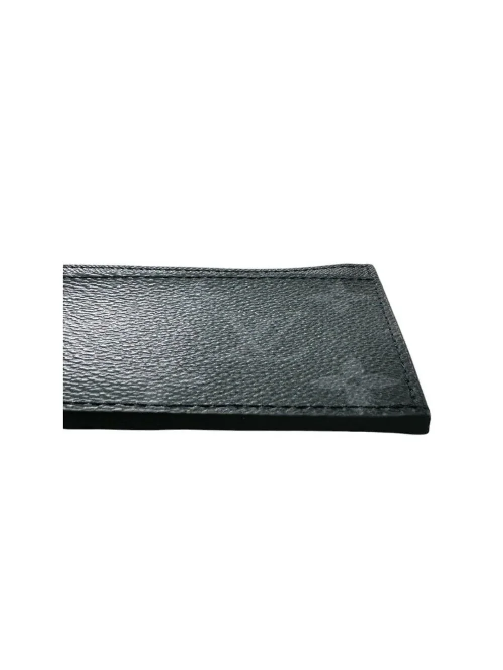 Louis Vuitton Monogram Eclipse Black Silver Coin Case